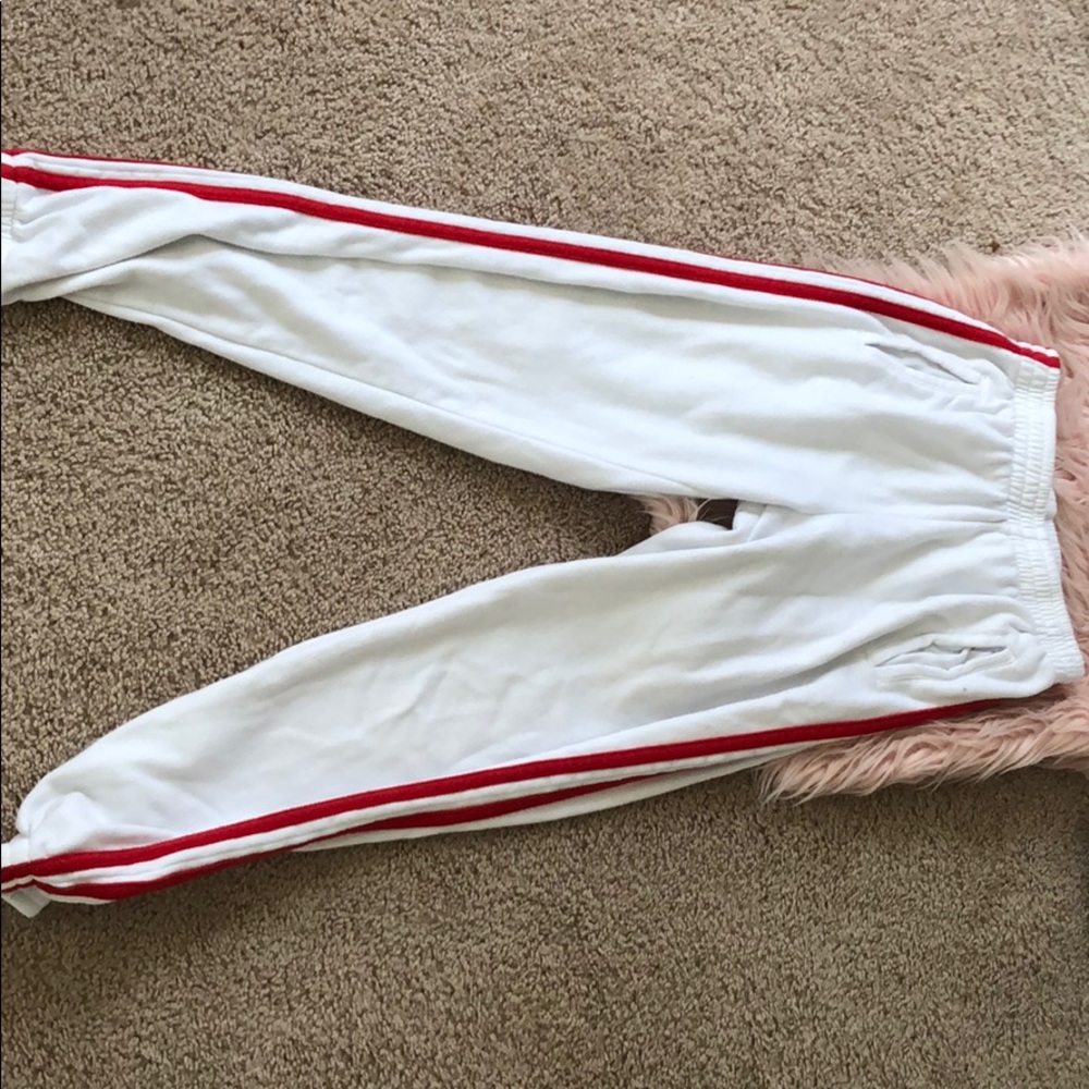 White Brandy Melville Jogger Sweatpants